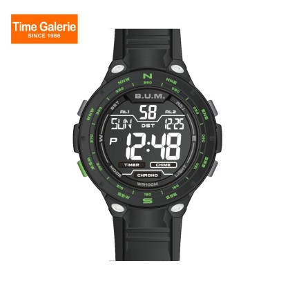 BUM Men BUMWBM04906A Digital Sports Black Strap Watch BUM Men BUMWBM04906A Digital Sports Black Strap Watch